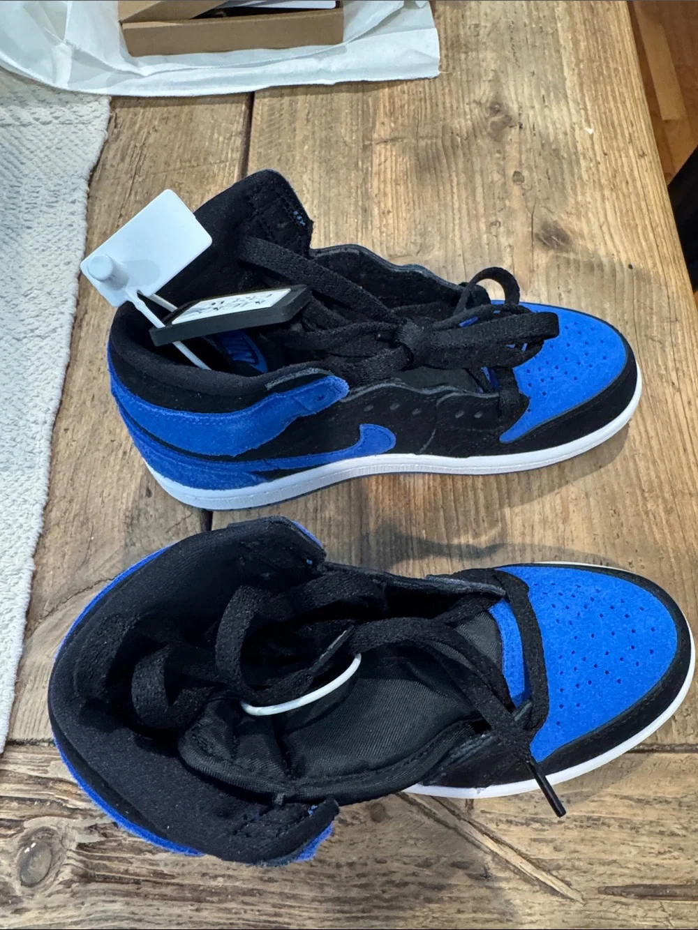 Jordan Kids Sneakers Black/Blue -Box Included